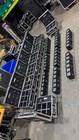 8 Cases Of Chauvet Dj Freedom Flex H4 Ip Led Uplights W  Charging Road Cases
