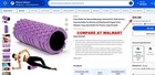 Prosource Sports Roller Muscle Massager High Density Excercise Roller 12x6