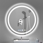 Led Bathroom Mirror Wall Vanity Mirror Dimmable Anti-fog 3 Color Front Backlit