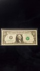 2021  1 Dollar Bill Over-inking   Plugged  8  Serial Number Error Note Crisp