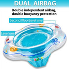 Inflatable Baby Swim Float Ring - Safe Pvc Pool Seat For Infants And Toddlers