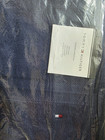 Tommy Hilfiger Modern American Solid Bath Towel 30 X 54 In  Peacoat Blue New