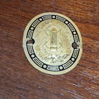 Vintage Singer Sewing Machine Lot Of  3 Brass Medallions 