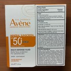 Avene Mineral Sunscreen Multi-defense Fluid Spf 50  1 3fl oz Ea  2 Pack 