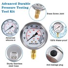 Max 60mpa Hydraulic Pressure Gauge Test Kit Pressure Diagnostic Tool  2 Year Wty