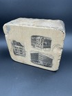 Antique Lithographic Printing Stone Iowa Grinnell Savings Bank Luthe Hardware
