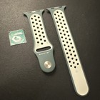 Apple Watch Nike Sport Band 44mm 42 45 49 Hasta Light Silver Genuine Oem M l