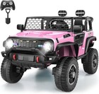 24v Kids Electric Car Ride On Toys Battery Power Wheels With Remote Control Pink