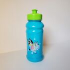 Lot Of 2 Bluey Pull Top Water Bottle Drink Cup Glass 16 Fl Oz Each Plastic Bingo