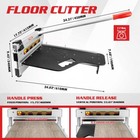Goldblatt 13  Pro Laminate Floor Cutter Rigid Core Vinyl Plank Cutter Floor Tool