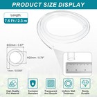 Clear Pvc Tubing 20mm Id X 22 22mm Od 7 5ft Tube Lightweight Vinyl Hose