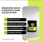 Rolda Black Styling Extra Strong Hold Hair Gel - 17 6oz