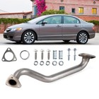 Stainless Steel Front Exhaust Pipe For 2006 For 06-11 Honda Civic Front Pipe