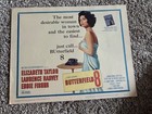 Vintage Movie Lobby Card Set  8   butterfield 8  1960 Elizabeth Taylor