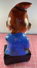 Vintage Ceramic Pixie Elf Sitting On Book Figurine  Japan  5 