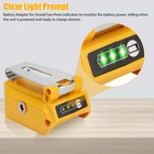 Dual Usb Battery Charger Adapter Power Source Converter For Dewalt 14-21v Max Us