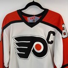Ccm Philadelphia Flyers Eric Lindros 88 Nhl Jersey Mens Medium White Vintage