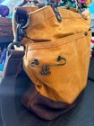 Della Q Mustard Maker s Canvas Tote Knitting Crochet Bag