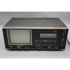 Vintage 1987 Magnavox Bg3914 Portable Tv Am Fm Clock Radio Black B w Television