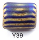 Nice Old Venetian Chevron Trade Bead African From Estate Y39 Bg 74