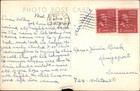 Lebanon  Indiana Lebanon Motel 1953 Crawfordsville Original Vintage Rppc
