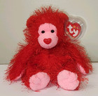 Ty Punkies - Flame The Bear  8 5 Inch  New Mwmts Plush Stuffed Animal Toy