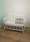 Baby Crib To Toddler Kids Bed Convertible Fits Standard Full-size Crib Mattress