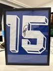 Roberto Baggio Signed 1990 Signed Back Italy  15 Jersey Framed Jersey Box W coa