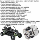 For Arctic Cat Wildcat 1000  Primary Drive Clutch 0823498 0823461 0823499