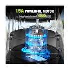 Wood Chipper  15-amp With 1 8  Feed Hopper 45l Collection Bag Electric Wood C   