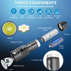 Underwater Led Diving Flashlight 9000lm Waterproof Rechargeable Scuba Torch Lamp
