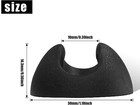 4 Pack Hairpin Leg Rubber Feet Caps Black Fits 3 8 And 1 2 Inch Table Legs