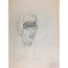 Vintage Artist Pencil Drawing Book - Native American Subjects - 20  Sketches