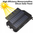 Solar Power Bank 50000mah Daul Usb External Battery Charger For Phone Portable