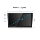 Double 2 Din 9  Android 13 Touch Screen Car Stereo Radio Gps Navi Wifi Bt Camera