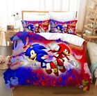 Sonic The Hedgehog Collection Single double queen king Bed Quilt Cover Set