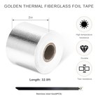Heat Shield Reflective Tape  2   32 8 Ft Adhesive Backed Heat Silver  32 8ft