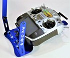 Pro Grip Universal Rc Radio Tray With 2-point Shoulder Harness System Blue
