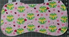 New Flannel Burp Cloths Large Soft Double Layer Handmade Frog Ladybug