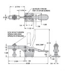 Carrlane Cl-450-htc Horizontal-handle Toggle Clamp 500lbs