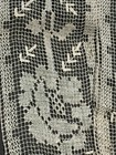 Filet Lace Trim Vintage Floral Motif Ecru Beige Wide Insertion 3 w X 56 l