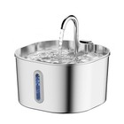 Cat Water Fountain Stainless Steel 74oz 2 2l Usb Automatic Pet Drinking Bowl