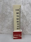 Vintage Coca-cola Wall Thermometer 1970s Plastic Coke Usa Advertising Sign