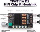 200w Bluetooth 5 0 Power Amplifier 2 Channel Hi-fi Stereo Audio Amp Home    
