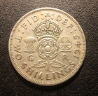 1949 Great Britain Two Shillings Coin