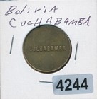 Bolivia - Cochabamba Brass Token -  4244
