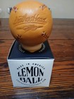Lemon Ball Baseball Leather Trade Mark Never Used Tan red Hand Stitched Usa