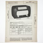 1946 Philco Radio Model 46-121-1 Wire Schematic Service Manual Vintage Original