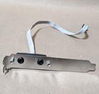 2-pack  Center rear Speaker 5 1 Audio Port Bracket To 6pin Pc Motherboard Header