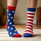 Funny Socks For Women And Men - One Size Socks Crew Ankle Sock For Novelty Blue